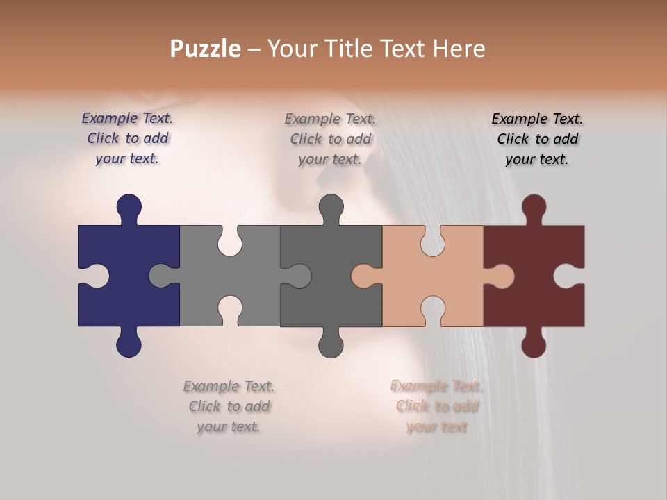 Luxury Brunette Lipgloss PowerPoint Template