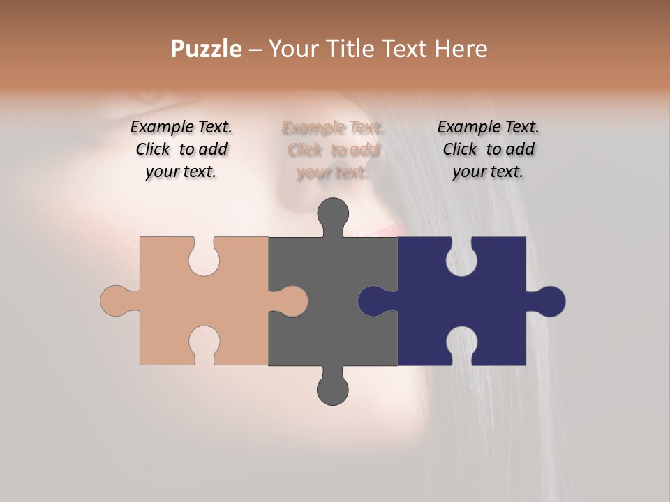 Luxury Brunette Lipgloss PowerPoint Template