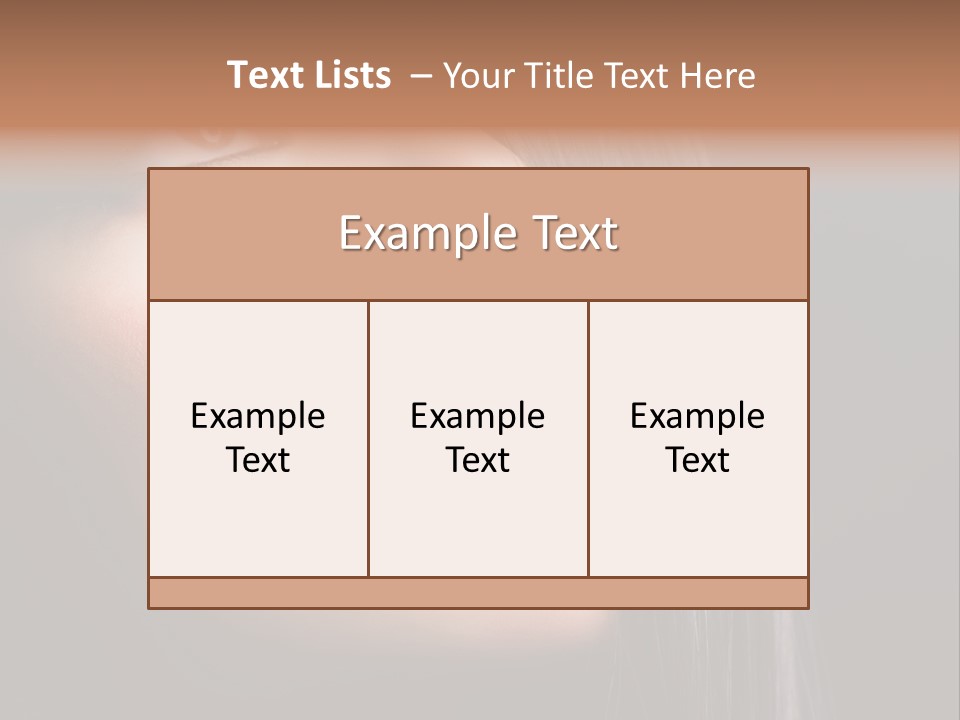 Luxury Brunette Lipgloss PowerPoint Template