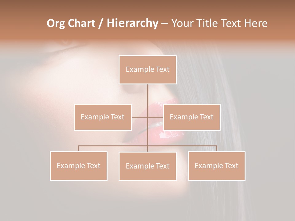 Luxury Brunette Lipgloss PowerPoint Template