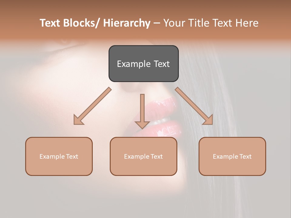 Luxury Brunette Lipgloss PowerPoint Template