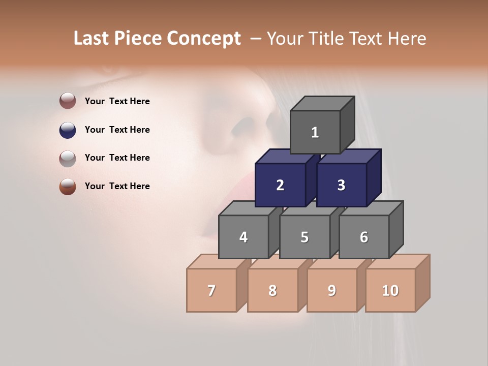 Luxury Brunette Lipgloss PowerPoint Template