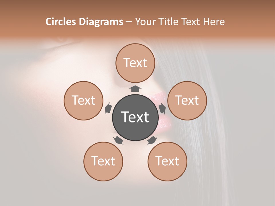 Luxury Brunette Lipgloss PowerPoint Template