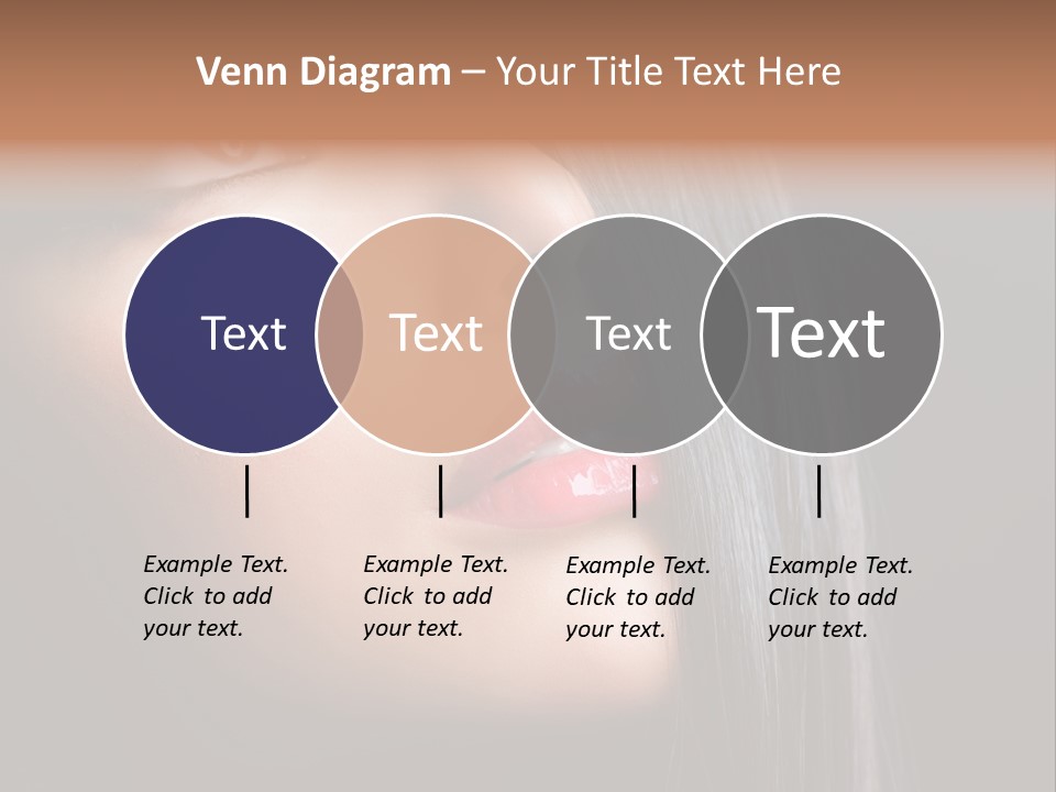 Luxury Brunette Lipgloss PowerPoint Template