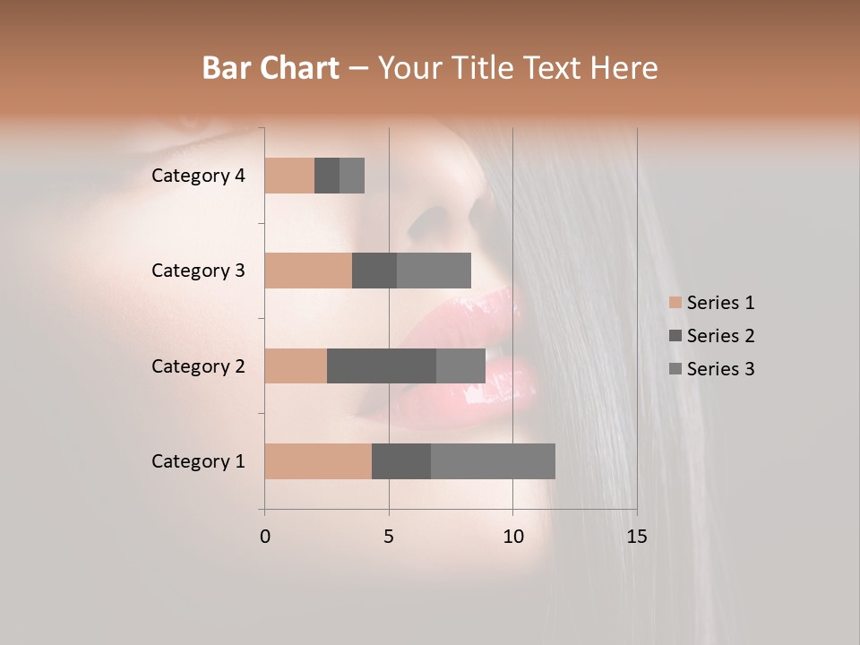 Luxury Brunette Lipgloss PowerPoint Template
