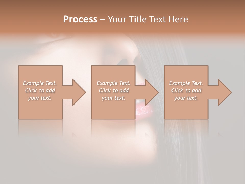 Luxury Brunette Lipgloss PowerPoint Template