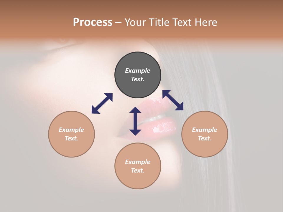 Luxury Brunette Lipgloss PowerPoint Template