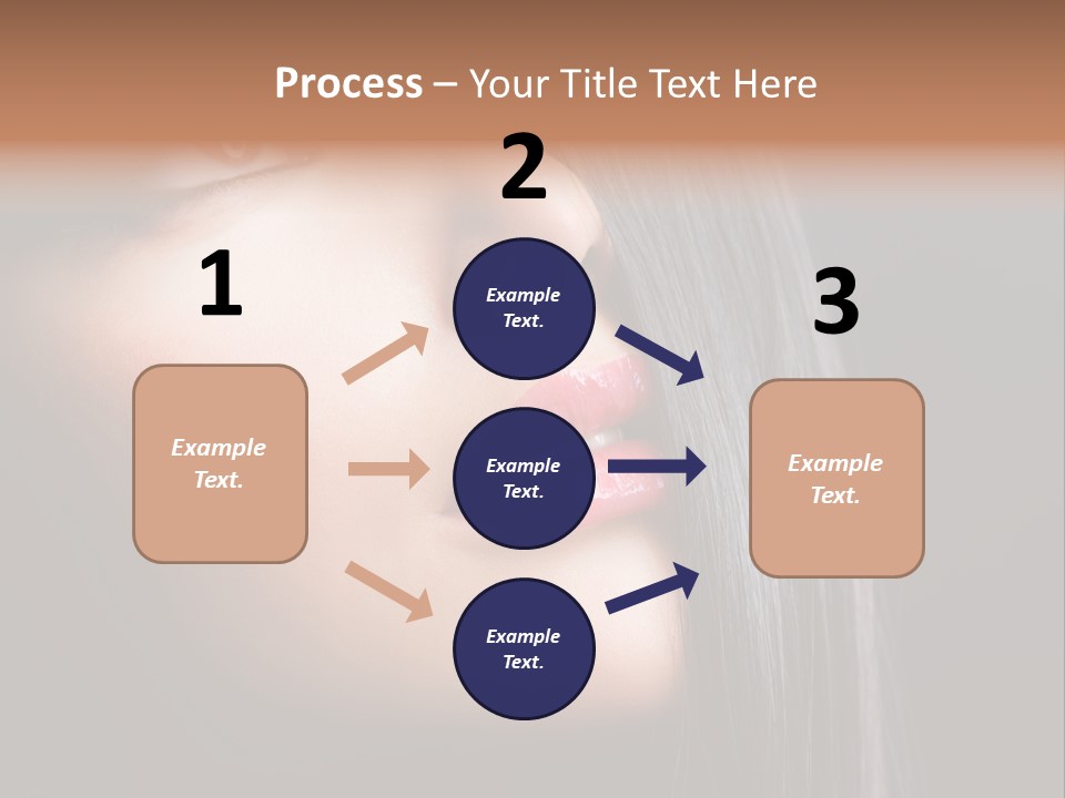 Luxury Brunette Lipgloss PowerPoint Template