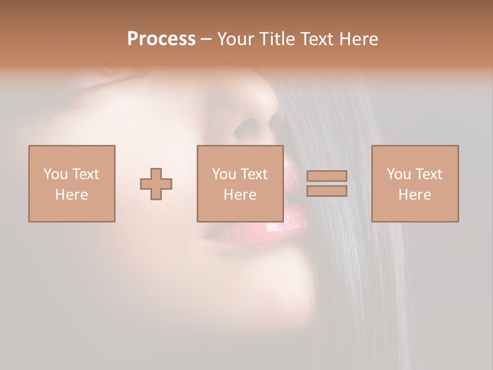 Luxury Brunette Lipgloss PowerPoint Template