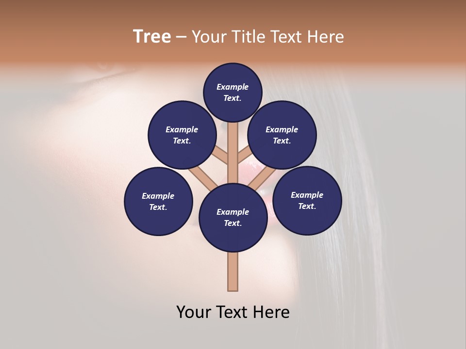 Luxury Brunette Lipgloss PowerPoint Template