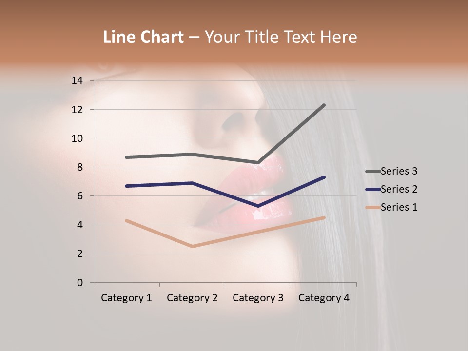 Luxury Brunette Lipgloss PowerPoint Template