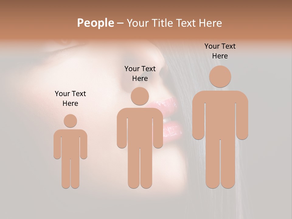 Luxury Brunette Lipgloss PowerPoint Template