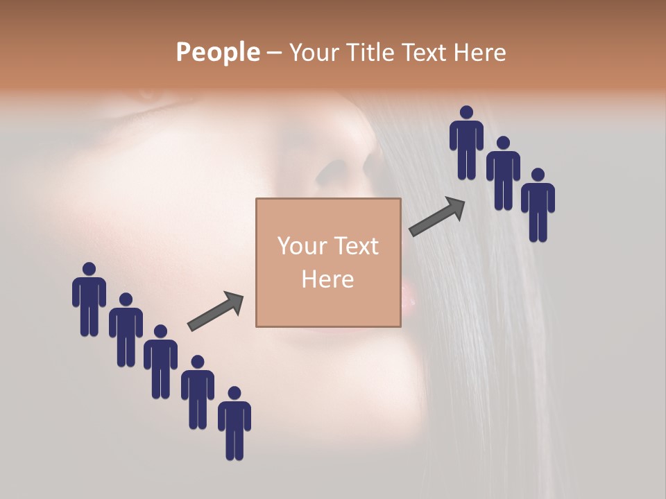 Luxury Brunette Lipgloss PowerPoint Template