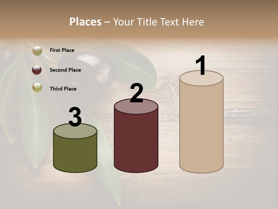 Fresh Mediterranean Floral PowerPoint Template