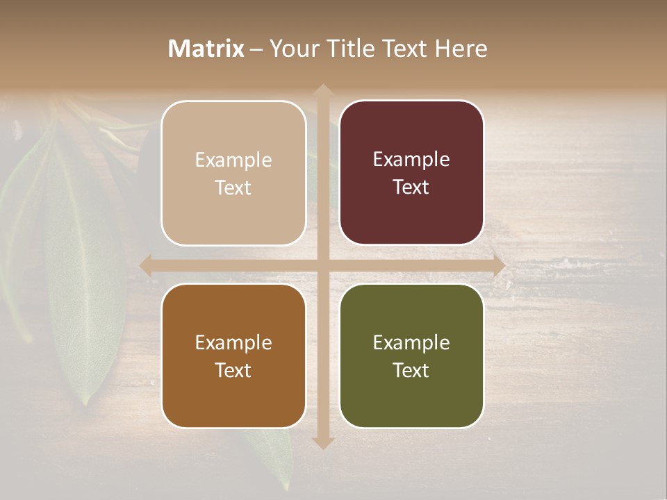 Fresh Mediterranean Floral PowerPoint Template