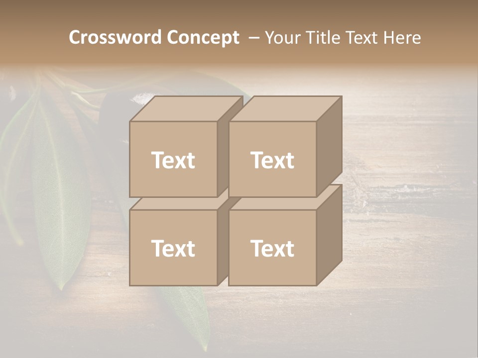 Fresh Mediterranean Floral PowerPoint Template