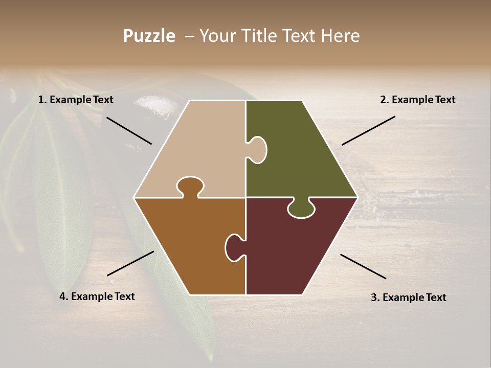 Fresh Mediterranean Floral PowerPoint Template