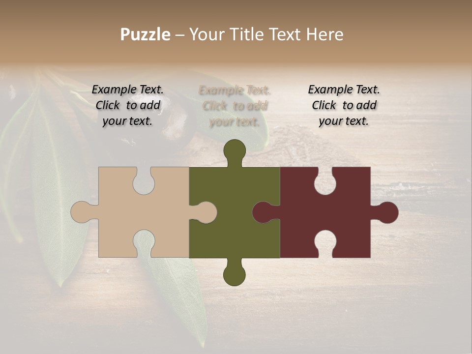 Fresh Mediterranean Floral PowerPoint Template