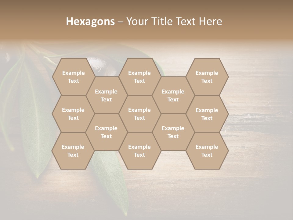 Fresh Mediterranean Floral PowerPoint Template