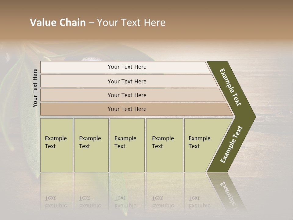 Fresh Mediterranean Floral PowerPoint Template