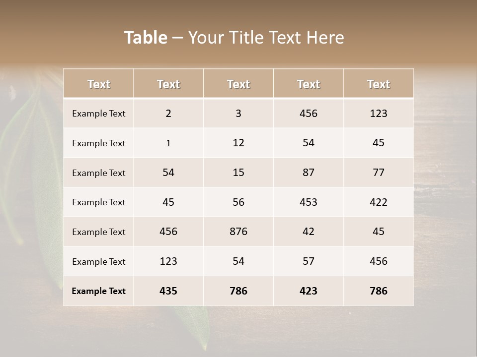 Fresh Mediterranean Floral PowerPoint Template