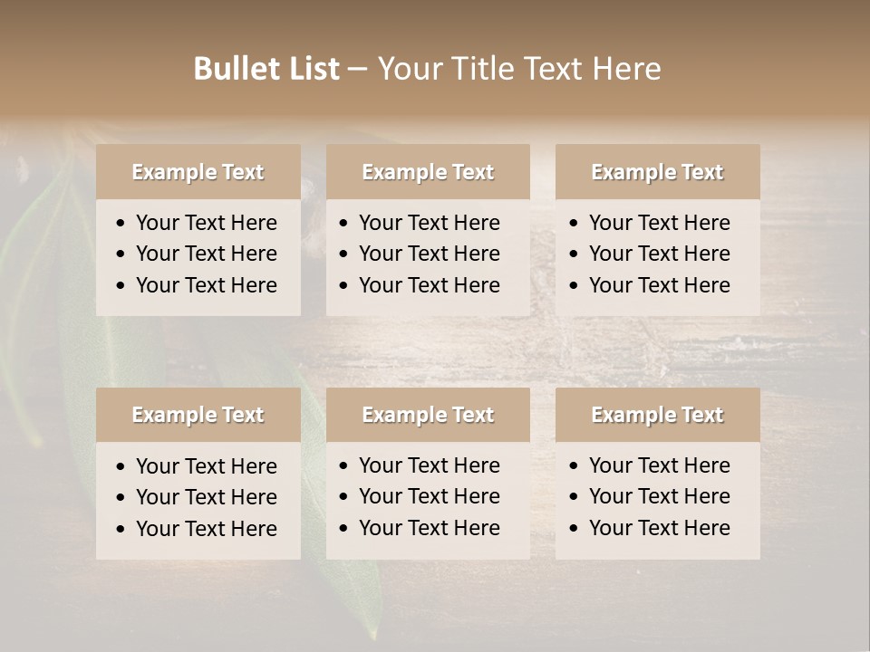 Fresh Mediterranean Floral PowerPoint Template