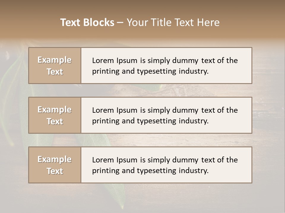 Fresh Mediterranean Floral PowerPoint Template