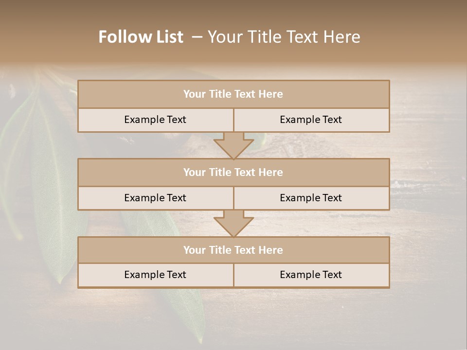 Fresh Mediterranean Floral PowerPoint Template