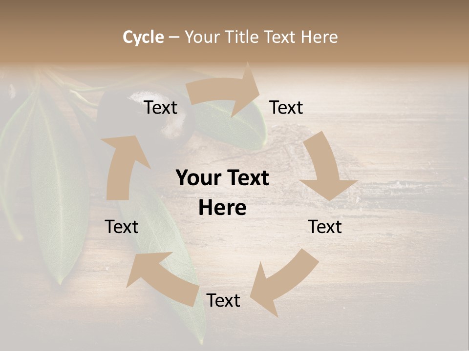 Fresh Mediterranean Floral PowerPoint Template