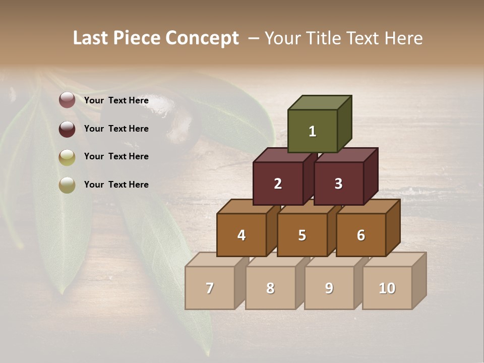 Fresh Mediterranean Floral PowerPoint Template