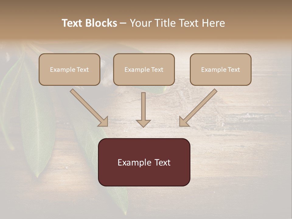 Fresh Mediterranean Floral PowerPoint Template