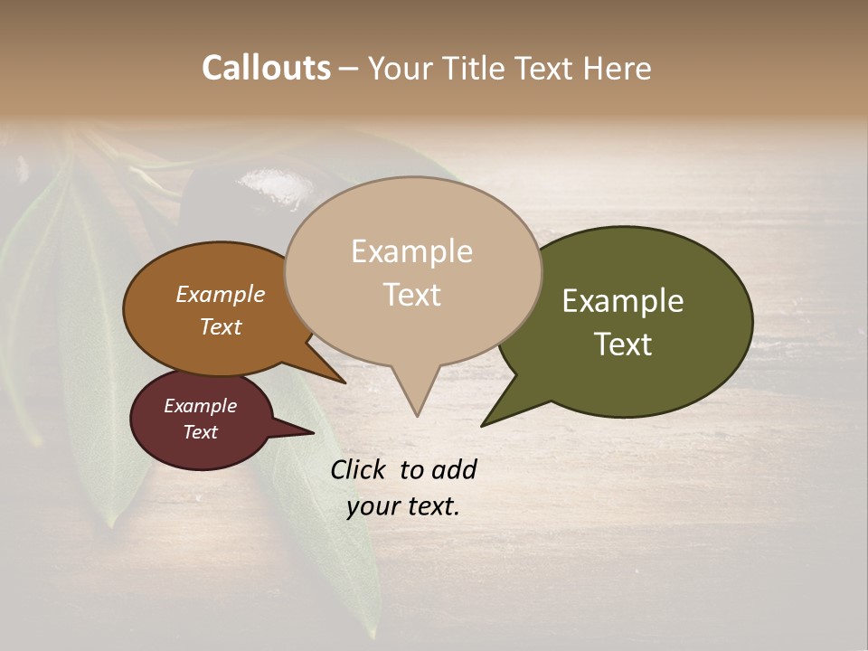 Fresh Mediterranean Floral PowerPoint Template