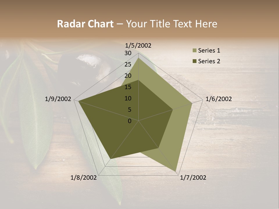 Fresh Mediterranean Floral PowerPoint Template