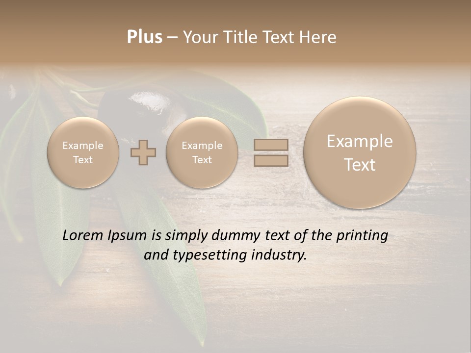 Fresh Mediterranean Floral PowerPoint Template