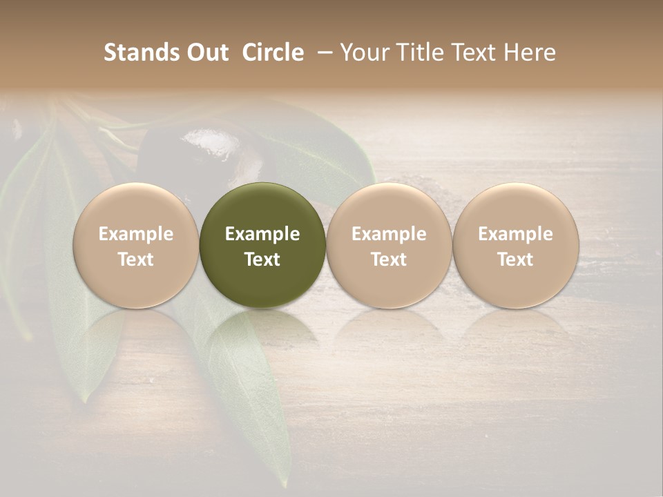 Fresh Mediterranean Floral PowerPoint Template