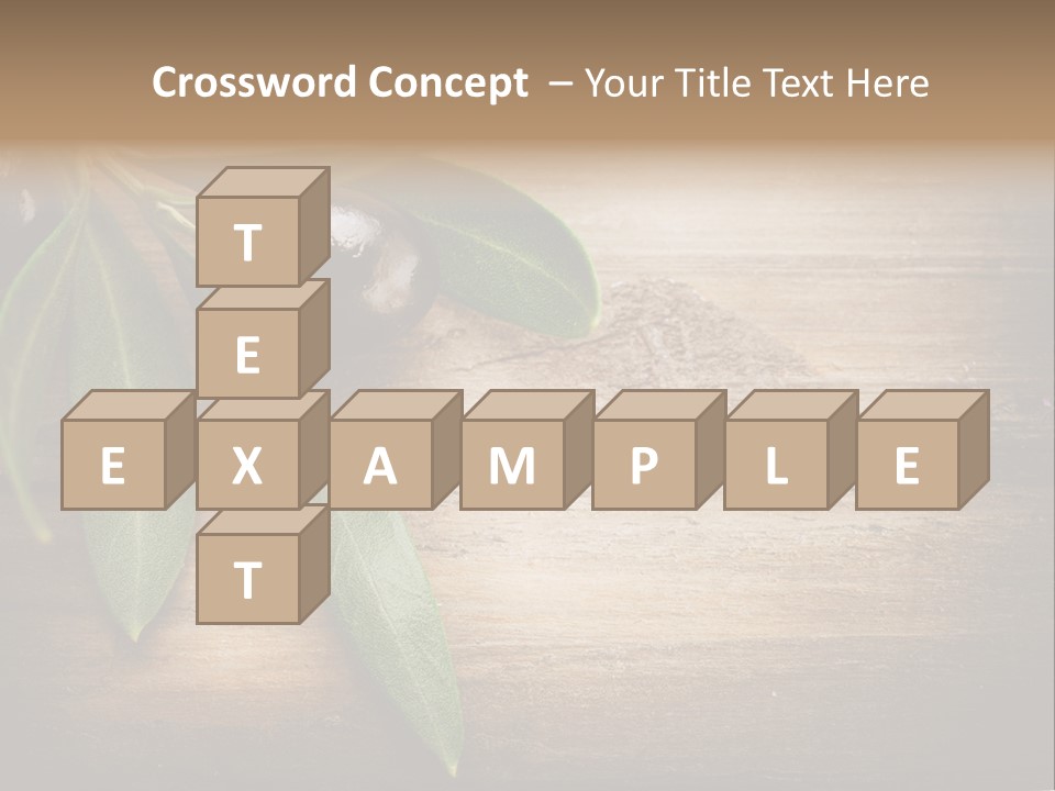 Fresh Mediterranean Floral PowerPoint Template