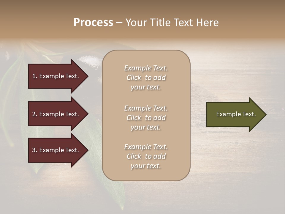 Fresh Mediterranean Floral PowerPoint Template