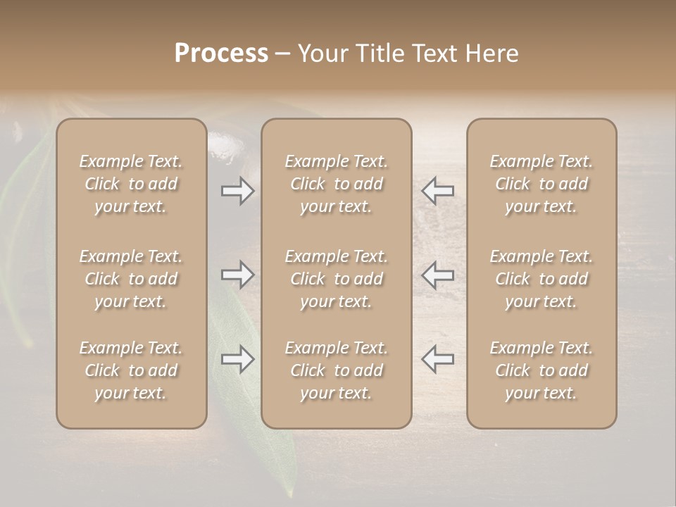 Fresh Mediterranean Floral PowerPoint Template