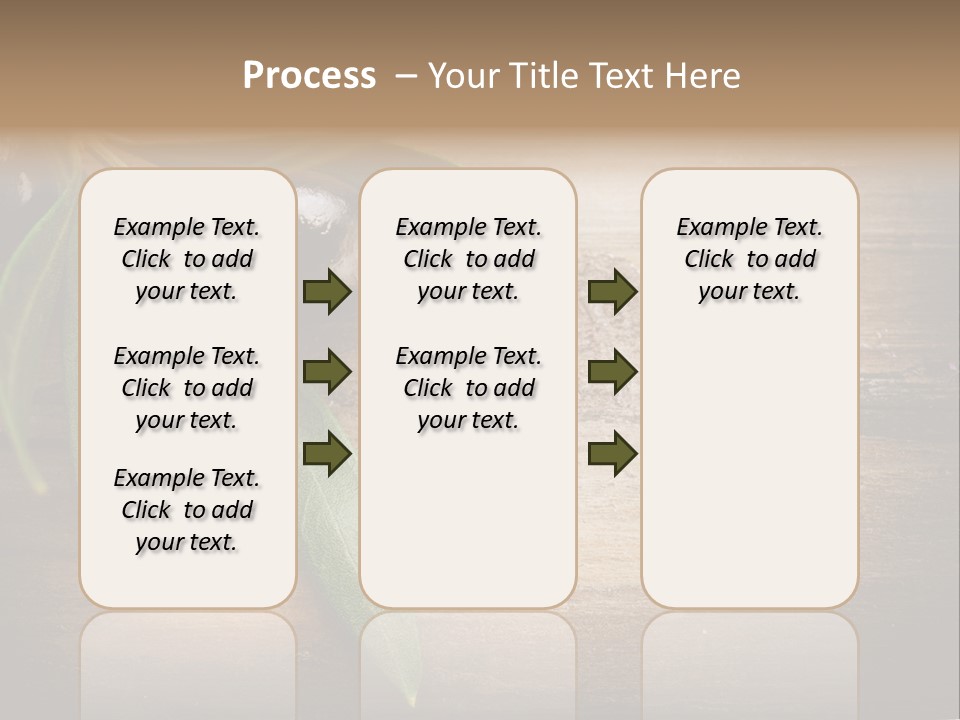 Fresh Mediterranean Floral PowerPoint Template