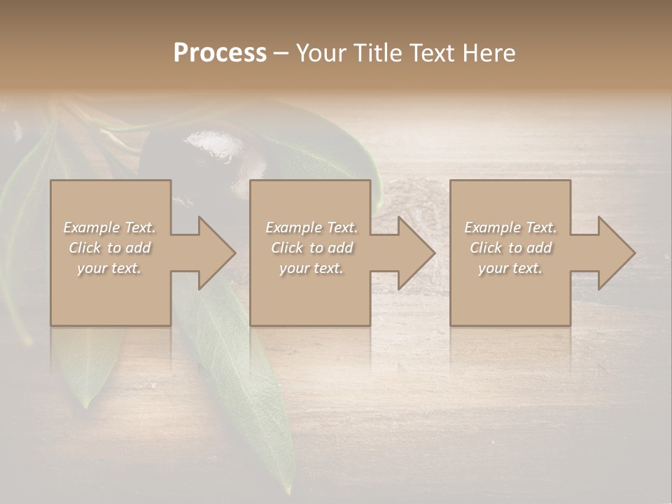 Fresh Mediterranean Floral PowerPoint Template