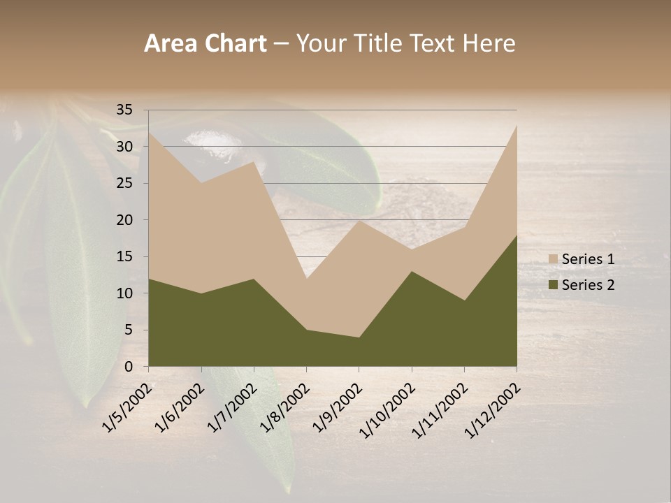 Fresh Mediterranean Floral PowerPoint Template