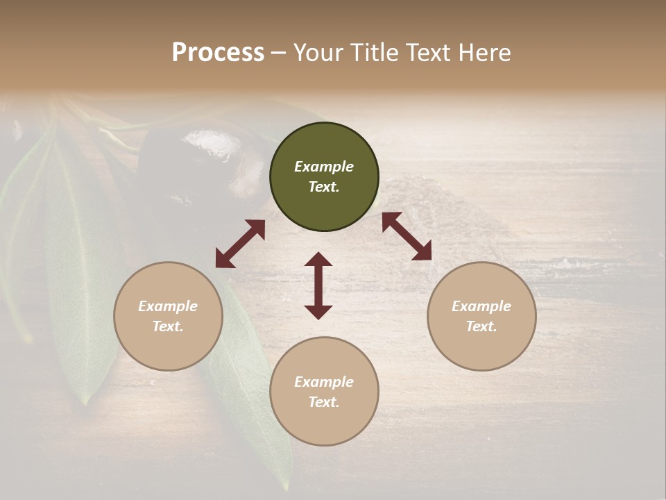 Fresh Mediterranean Floral PowerPoint Template