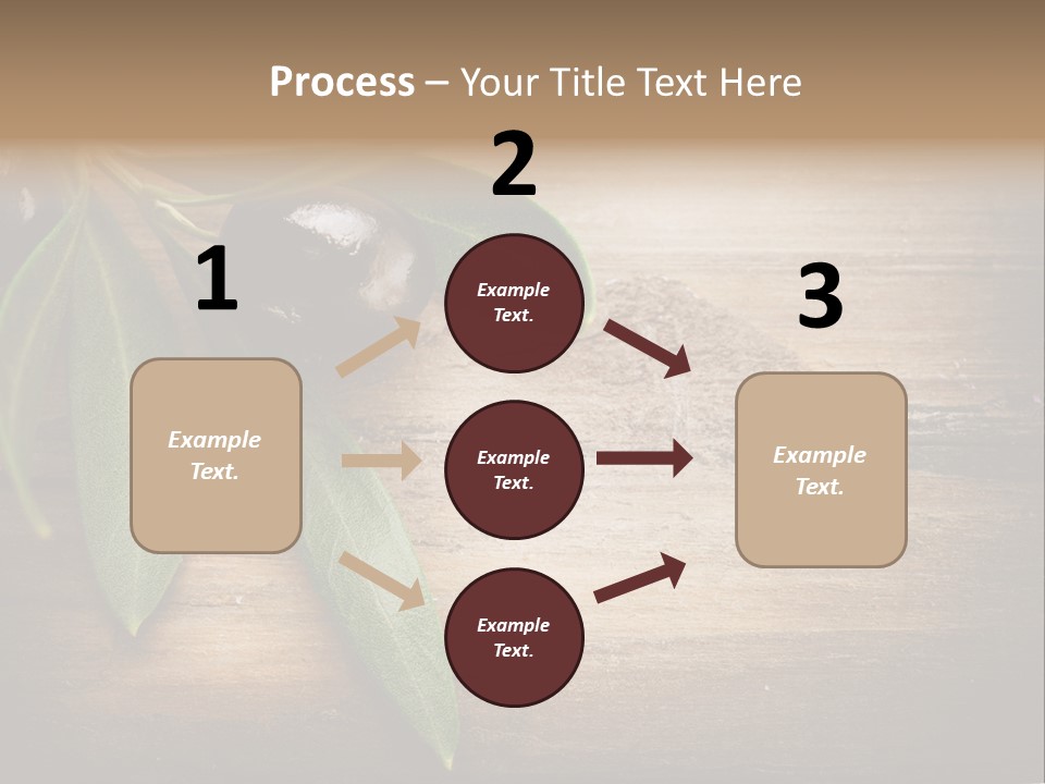 Fresh Mediterranean Floral PowerPoint Template