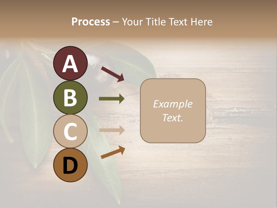 Fresh Mediterranean Floral PowerPoint Template