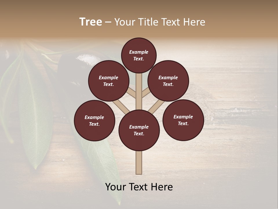 Fresh Mediterranean Floral PowerPoint Template