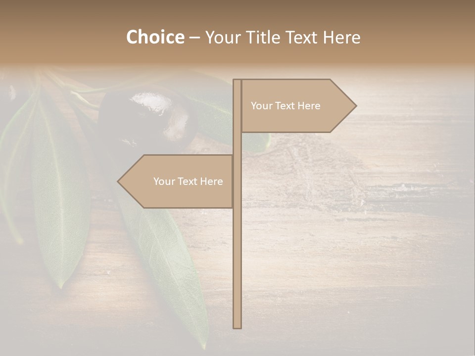 Fresh Mediterranean Floral PowerPoint Template