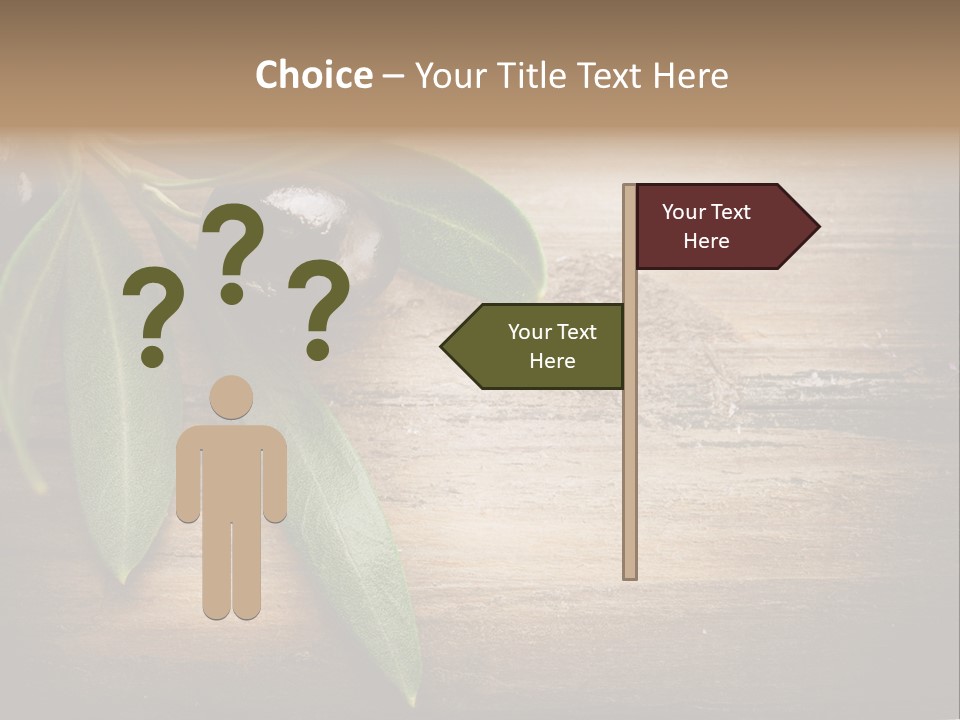 Fresh Mediterranean Floral PowerPoint Template