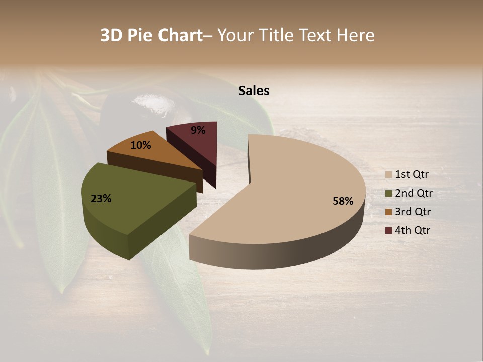 Fresh Mediterranean Floral PowerPoint Template