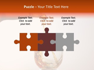 Liquor Whiskey Pour PowerPoint Template