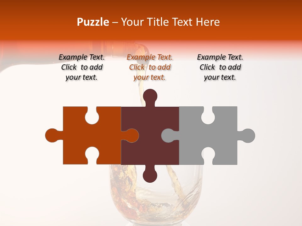 Liquor Whiskey Pour PowerPoint Template